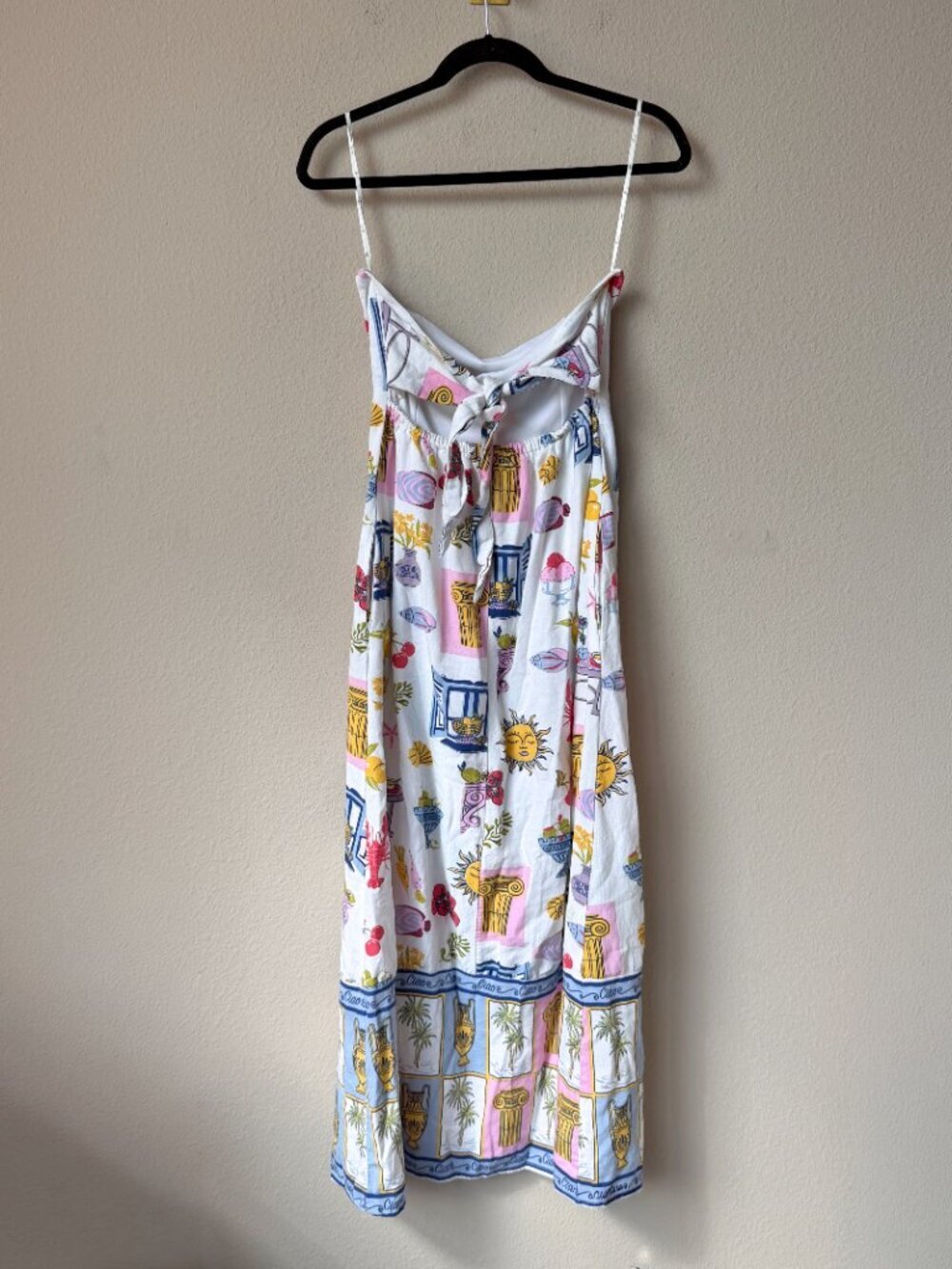 Japna Greece Cotton Blend Strapless Maxi Dress Size S - Picture 2 of 5
